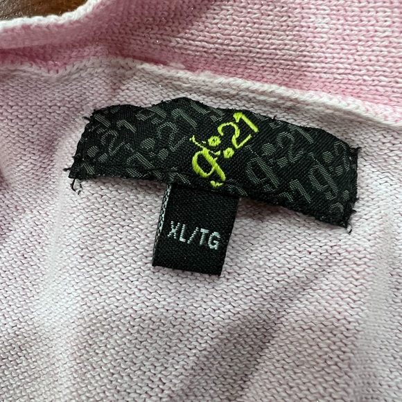 G:21 pink sweater button down sweater shirt (xl) - Picture 3 of 4